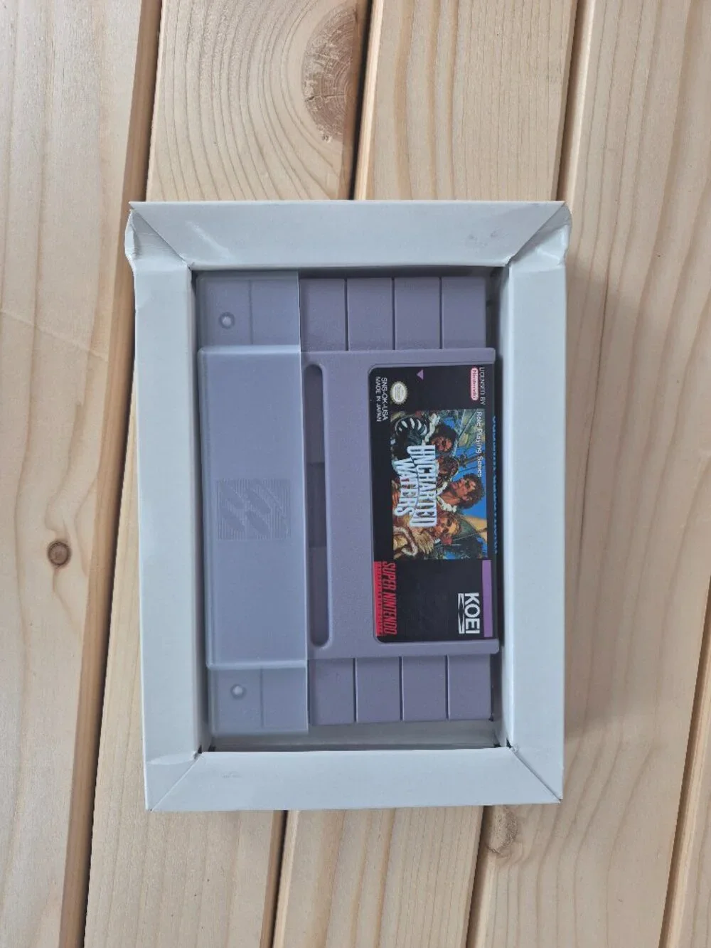 Uncharted Waters SNES Complete Set KOEI NTSC-U/C (1993) RPG Sailing Box Manual